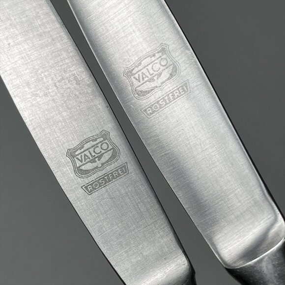 Vintage Valco Rostfrei Stainless Steel Forks Knives Spoons Flatware 19pc Rare - Picture 8 of 8